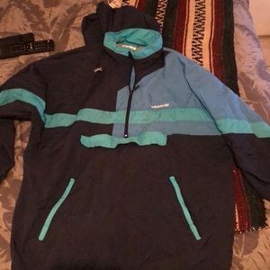 Adidas Vintage 80s Colorblock Windbreaker Jacket